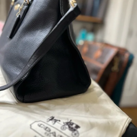 Coach F35185 Handbag Leather Women's COACH